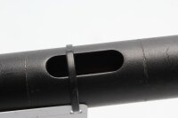 Zwart stuur, 25,4 mm x 31,8 mm, taps toelopend, kabelgeleiding Lenker universell
