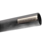 Zwart stuur, 25,4 mm x 31,8 mm, taps toelopend, kabelgeleiding Lenker universell