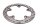 Rear brake disc, drilled, ABS system, 4.8mm BMW K 1200 S K40 K12S 0581 05-08