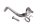 meccanismo della leva del freno posteriore leva del freno a pedale BMW K 1200 S K40 K12S 0581 05-08