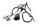 Rear wiring harness, cable bundle, line, rear top BMW K 1200 S K40 K12S 0581 05-08