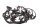 Hovedledningsnet, elektrisk ledningsnet, styreenhed BMW R 1200 R R1ST K27 0400 11-14