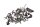 Schroefset frame schroeven moeren BMW R 1200 R R1ST K27 0400 11-14