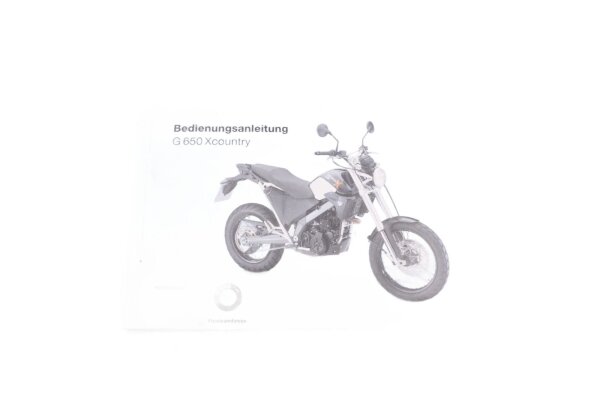 Manuel dutilisation BMW G 650 Xcountry 0141 E65X K15 07-10