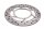 Rear drilled brake disc, single disc BMW G 650 Xcountry 0141 E65X K15 07-10