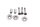 fuel tank mounting screws BMW G 650 Xcountry 0141 E65X K15 07-10