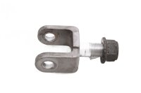 Bevestiging van de achterste schokdemper, bevestiging van de stuurstang van de achterbrug Yamaha YZF R6 RJ09 05-06