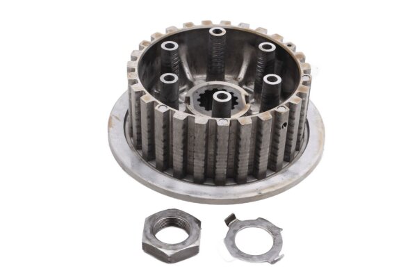 Kopplingskorg, kopplingsnav, centralmutter, spårplatta Yamaha YZF R6 RJ09 05-06
