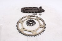Kit chaîne, chaîne de transmission, pignon, pignon BMW G 650 Xcountry 0141 E65X K15 07-10