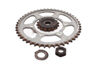 Baghjul, drivsæt, gearforhold Yamaha YZF R6 RJ09 05-06