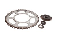Baghjul, drivsæt, gearforhold Yamaha YZF R6 RJ09 05-06