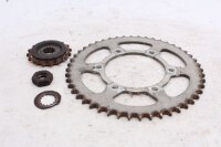 Baghjul, drivsæt, gearforhold Yamaha YZF R6 RJ09 05-06