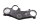 pontet supérieur de fourche, collier de direction, collier de serrage du tube de direction Yamaha YZF R6 RJ09 05-06