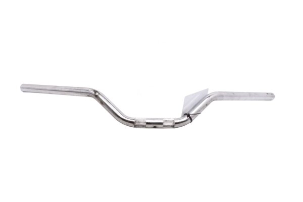 Stuur, buisvormig stuur, gebogen, geribbeld, verchroomd Moto Guzzi V 35 Imola II PC 83-87