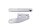 Support déchappement gauche, support de silencieux, échappement Moto Guzzi V 35 Imola II PC 83-87
