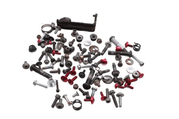 Screw set for fairing/frame, screws, nuts Yamaha YZF R6 RJ09 05-06