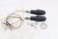 LED indicators front left right pair black universal Yamaha YZF R6 RJ09 05-06