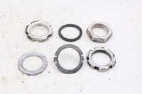 Steering head nut set, steering head nut locking washer Yamaha YZF R6 RJ09 05-06