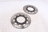 Bremsscheiben vorne gelocht Satz Bremse Scheiben 4,5mm Yamaha YZF R6 RJ09 05-06