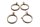 Soportes del guardabarros delantero, anillos de montaje Ducati Monster 600 Dark ZDM300AA 98-01