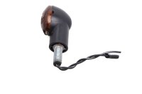 Front right turn signal on handlebar, orange lens Moto Guzzi V 35 Imola II PC 83-87
