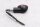 Rear left indicator, universal, round, black Moto Guzzi V 35 Imola II PC 83-87