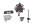 Pompe à huile, chaîne de transmission, support, lubrification du moteur Yamaha YZF R6 RJ09 05-06