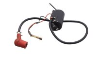 Bobine (rechts), ontstekingskabel, bougieconnector Moto Guzzi V 35 Imola II PC 83-87