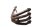 Udstødningsmanifold, udstødningsmanifold, udstødningsrør, udstødningsrør 4-1 Yamaha YZF R6 RJ09 05-06