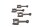 Ensemble bielle, vilebrequin, liaison piston, quatre cylindres Yamaha YZF R6 RJ09 05-06