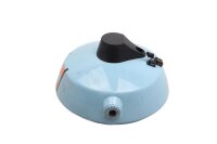 Headlight housing, lamp pot, holder, blue Moto Guzzi V 35...