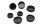 Cover cap set, frame rubber stoppers BMW R 1150 GS R21 0415 99-04