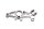 Fotstödsfäste, bärplatta, fram höger, fäste BMW R 1150 GS R21 0415 99-04