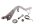 Maneta de freno trasero completa con varillaje del pedal BMW R 1150 GS R21 0415 99-04