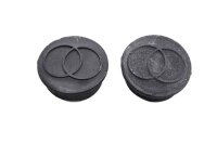 Frame plug cover cap pair crash pad mount Gilera Nordwest...