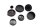 Cover caps, rubber caps, frame plugs, set BMW R 1150 GS R21 0415 99-04