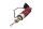 Bagstøddæmper, hydraulisk, rød Honda VFR 800 V4 Vtec RC46A 02-05