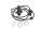 Sensor ABS delantero, sensor de velocidad de rueda, frenos 2331239 BMW R 1150 GS R21 0415 99-04
