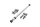 Frame bolt, rear axle bolt, screw connection, bracket BMW R 1150 GS R21 0415 99-04