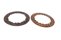Front brake discs, drilled, pair, round inside Gilera...