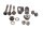vis, écrous et supports de fixation de lalternateur BMW R 1150 GS R21 0415 99-04