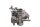 Carburateur, dubbele behuizing, choke, gaskleppen Gilera Nordwest 600 600FB 91-93