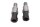 Par de adaptadores de rosca para espejos, izquierdo y derecho BMW R 1200 R R1ST K27 0378 07-10