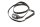 Jordkabelanslutning batteri motor BMW K 1100 LT K589 0526 90-98