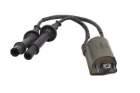 Ignition coil, double coil, front left, ignition Honda CB...