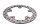 Bagboret bremseskive, enkelt skive BMW R 1200 R R1ST K27 0378 07-10