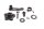 Schalthebel Set Gangschaltung Schaltstern Gilera Nordwest 600 600FB 91-93