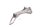 Support de repose-pieds passager arrière gauche Honda CB 600 F Hornet PC41 07-08