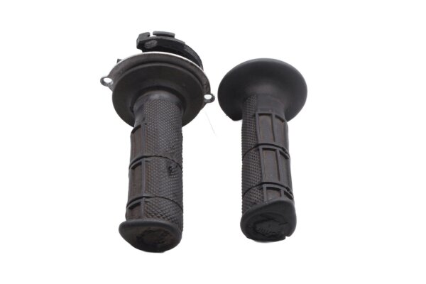 Lenkergriffe Gasgriff Set Gummi geriffelt Domino KTM GS 620 RD EXC 620 LC4 94-99