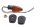Clignotant avant droit, aspect carbone, teinté orange, court Kawasaki ZX-7R ZX750N 96-99